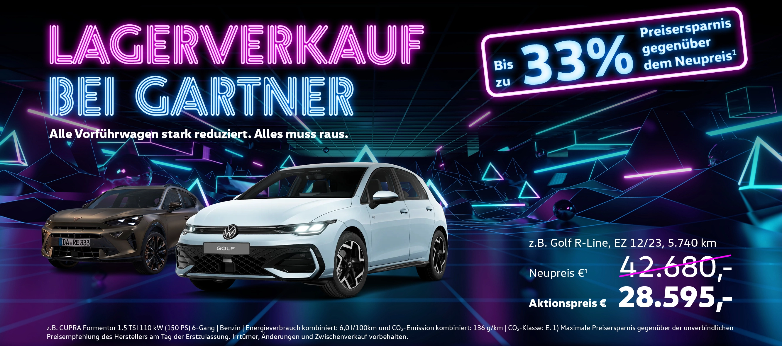 Gartner Lagerverkauf