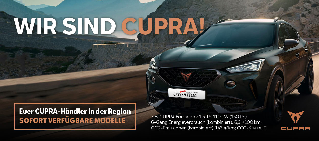 Autohaus Gartner Eiselfing Wasserburg Volkswagen, SEAT, CUPRA, Audi