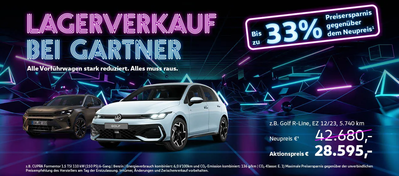 Slider Lagerverkauf