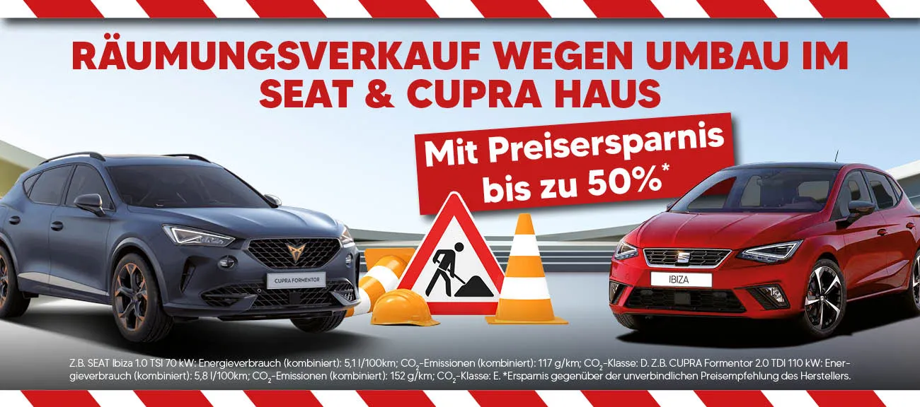 Slider Räumungsverkauf Seat Cupra