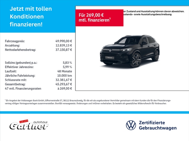 Tiguan R-LINE 2.0 TSI AHK IQ.DRIVE IQ.LIGHT DISC