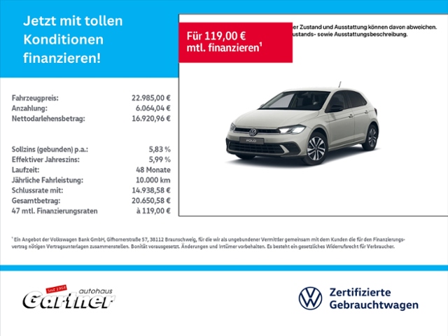 Polo LIFE 1.0 TSI OPF ENERGY AHK LED