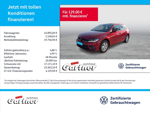 Polo STYLE 1.0 TSI DSG SHZ REAR VIEW MATRIX LED 