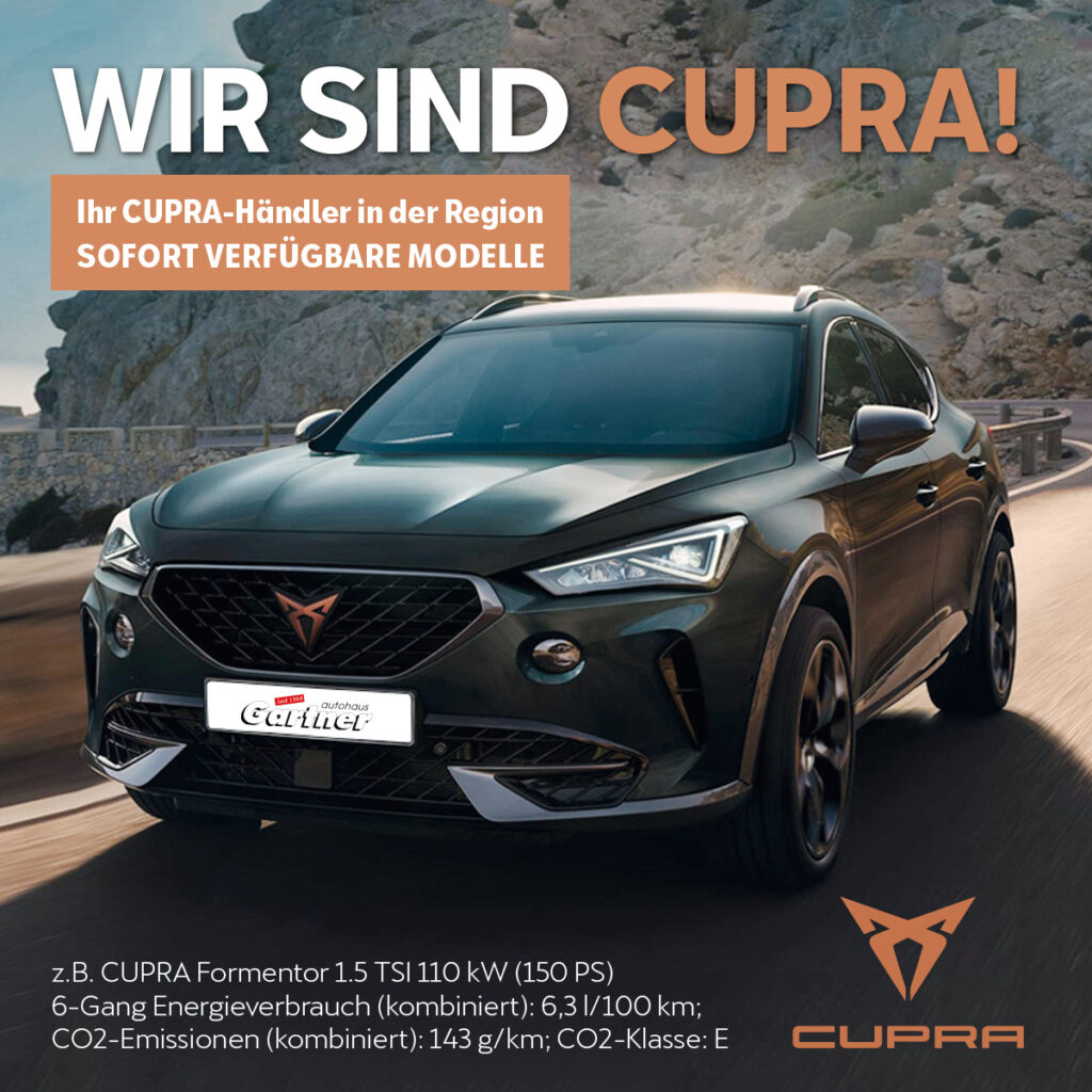 Autohaus Gartner Eiselfing Wasserburg Volkswagen, SEAT, CUPRA, Audi