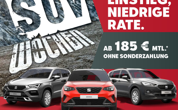  Seat SUV Wochen