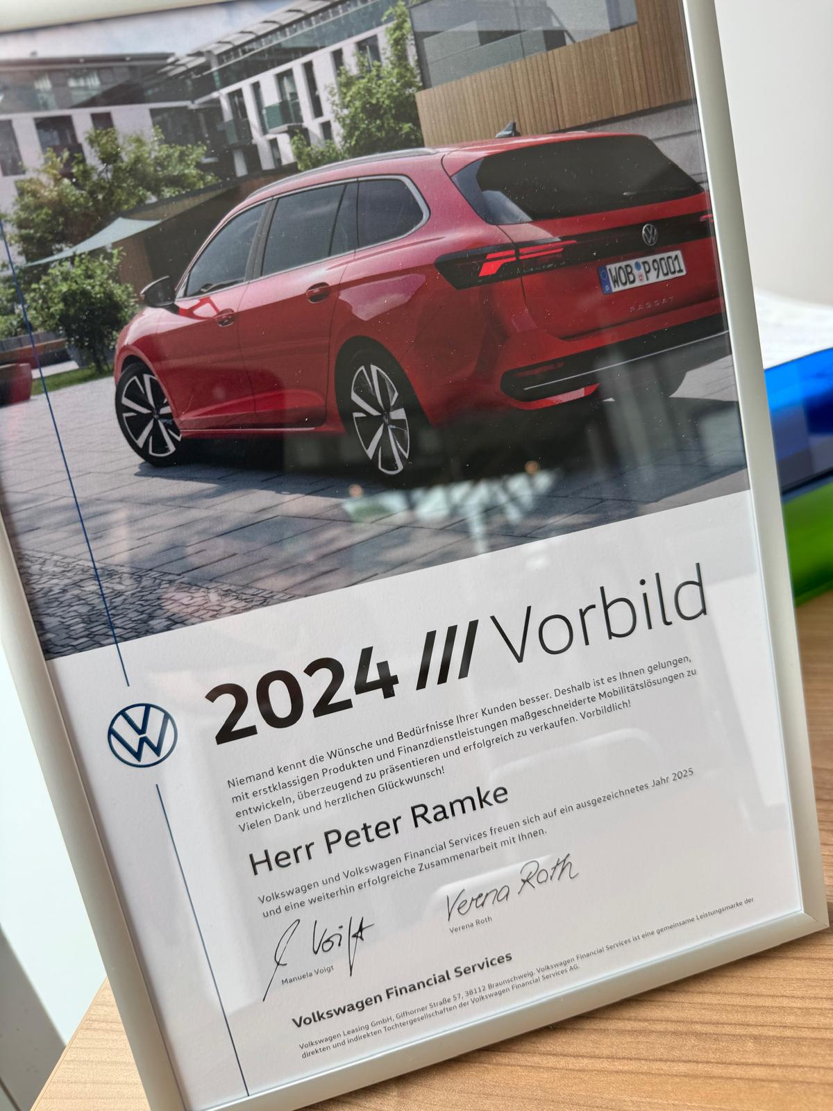 Auszeichnung 2024 VW FS AG