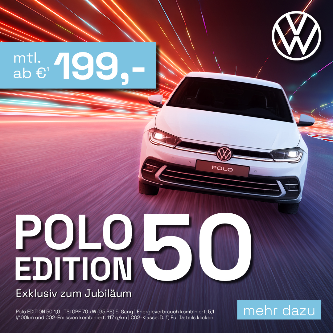 BEITRAGSBILD VW POLO EDITION 50