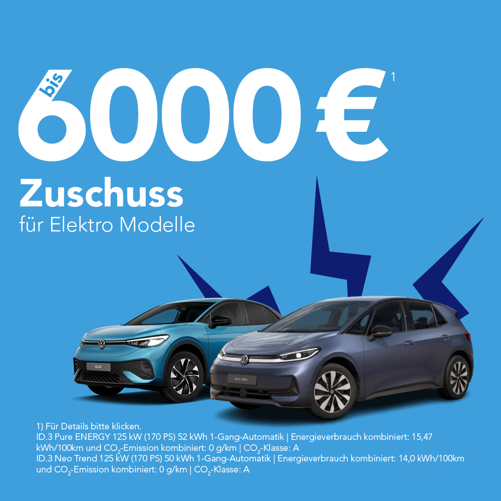 VW Elektro Prämien