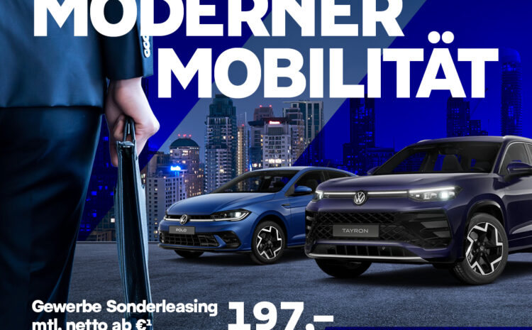  VW Gewerbe Sonderleasing